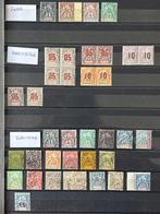 Franse koloniën 1860/1900 - Sage en Alphée Dubois, alleen, Postzegels en Munten, Gestempeld