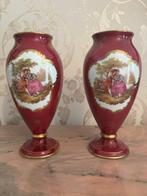 Limoges - Vase (2) - Céramique - Paire de vase Limoges