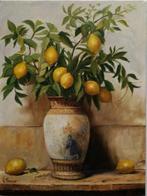 V. Fiorani (XX) - Vaso con limoni