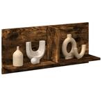vidaXL Wandkast 70x16,5x30 cm bewerkt hout gerookt, Huis en Inrichting, Kasten | Wandmeubels, Verzenden, Nieuw