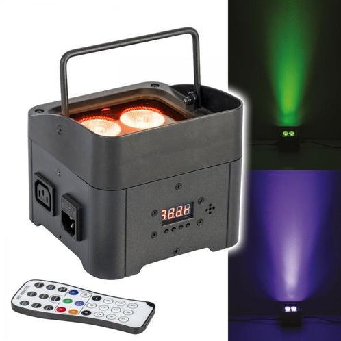 Ibiza Light TBox-Quad4 Led Par 4x4W RGBA 4-in-1, Muziek en Instrumenten, Licht en Laser