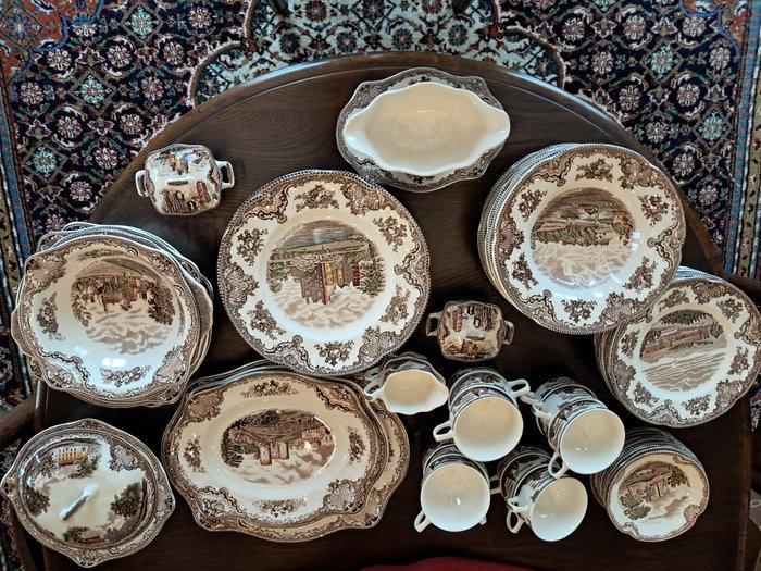 Tafelservies (73) - Porselein - Johnson Bros Servies, Antiek en Kunst, Antiek | Meubels | Tafels