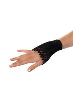 Manchet Zwart Armband Plisse Manchetten Mouw Polsband Verkle, Ophalen of Verzenden, Nieuw