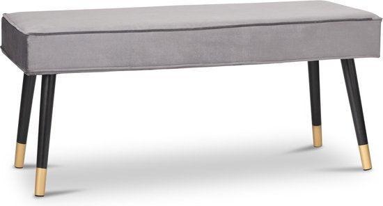 2dekans | LIFA LIVING Halbank Barcelona - Grijs & Goud -, Huis en Inrichting, Tafels | Salontafels, Ophalen of Verzenden