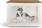 MaxxPet Houten Hondenbench - voor binnen - 106x60x77cm - Wit, Animaux & Accessoires, Hondenhok, Ophalen