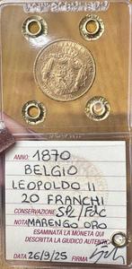 België. Leopold II. 20 Francs 1870