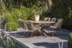 4 Seasons Outdoor Fabrice tuinset latte met Prado tafel, Tuin en Terras, Nieuw