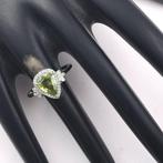 Zonder minimumprijs - Ring Platina - 1.68ct. tw. Saffier -, Handtassen en Accessoires, Ringen, Nieuw