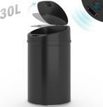 Jago Prullenbak met Sensor - Afvalbak - Vuilnisbak - RVS - L, Huis en Inrichting, Woonaccessoires | Prullenbakken, Verzenden, Nieuw