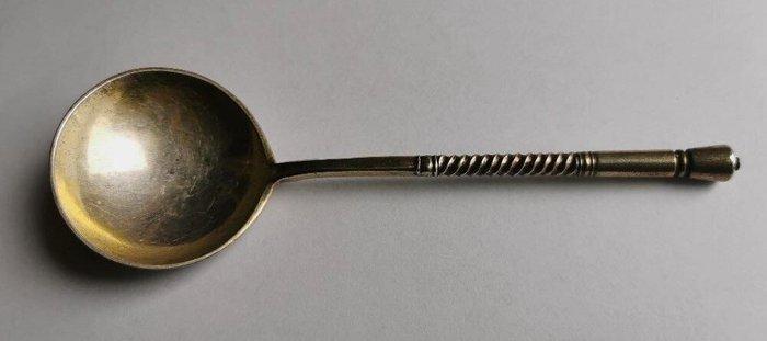 Lepel - 84 zolotniki zilver niello, Antiek en Kunst, Antiek | Zilver en Goud
