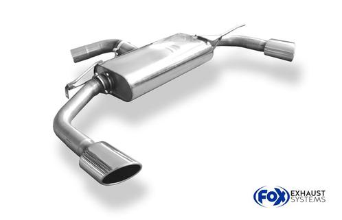 FOX VW Kever 2.0l - 16 (5C) Coupe & Cabrio einddemper uitgan, Auto-onderdelen, Uitlaatsystemen, Nieuw, Verzenden