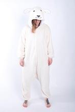 Onesie Schaap Pak XL-XXL Schapenpak Kostuum Wit Lammetje Ooi, Nieuw, Ophalen of Verzenden