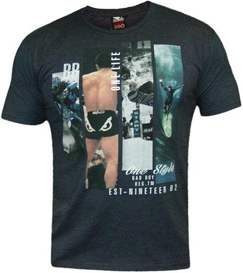 Bad Boy Heritage MMA T Shirts Heather Navy, Kleding | Heren, Sportkleding, Vechtsport, Nieuw, Maat 46 (S) of kleiner, Verzenden