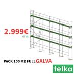 Promo 100m2 Galva prix choc, Bricolage & Construction, Ophalen, Neuf, Échafaudage de façade, 5 mètres de hauteur ou plus