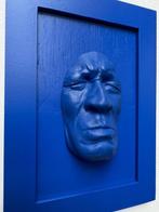 gregos - Small blue sadness on blue background-blue frame
