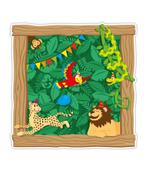 Jungle Deurbord 50cm, Verzenden, Nieuw