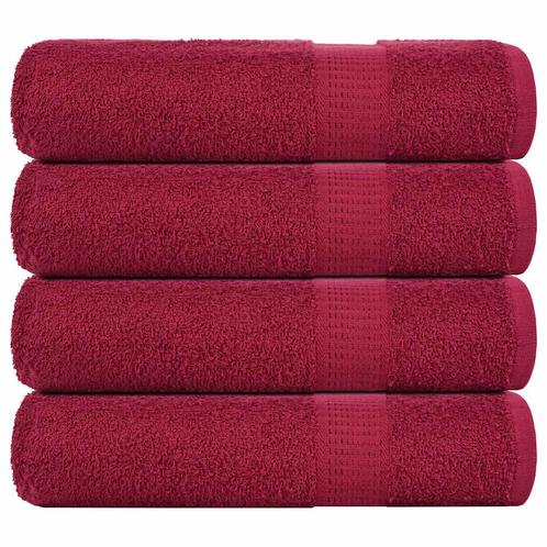 vidaXL Badhanddoeken 4 st 100x150 cm 360 g/m² 100% katoen, Huis en Inrichting, Badkamer | Badtextiel en Accessoires, Nieuw, Verzenden