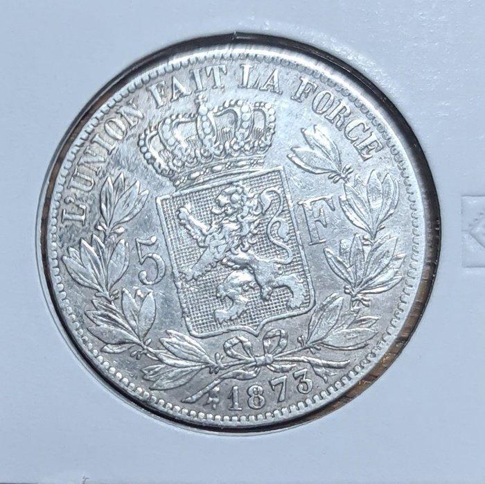 België. Leopold II. 5 Francs 1873 (Zonder minimumprijs), Postzegels en Munten, Munten | Nederland