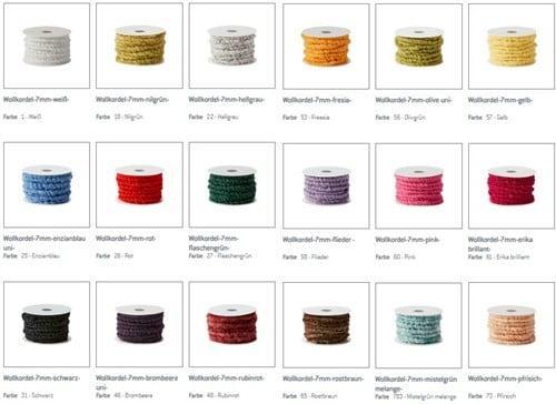 Wolkoord Wolkordel 103 Creme Multicolor 7 mm 20 meter, Hobby en Vrije tijd, Knutselen, Nieuw