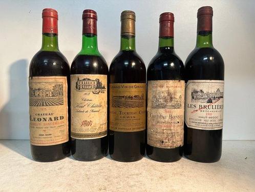 1975 Chateau Leonard 1978 Chateau Haut Chatain, 1979 Chateau, Verzamelen, Wijnen