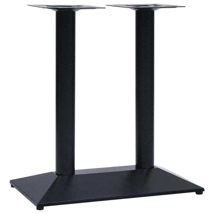 vidaXL Bistrotafelpoot 70x40x72 cm gietijzer zwart, Huis en Inrichting, Tafelonderdelen, Nieuw, Verzenden