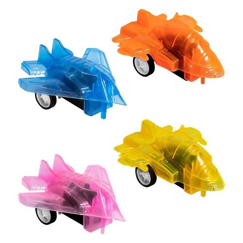 Uitdeelcadeautjes Straaljagers 5cm 4st, Hobby en Vrije tijd, Feestartikelen, Nieuw, Verzenden