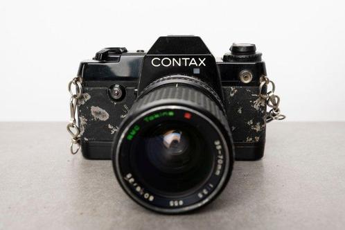 Contax 137 MD QUARTZ + Tokina 35-70mm f3,5 + Sigma Zoom K II, Audio, Tv en Foto, Fotocamera's Analoog