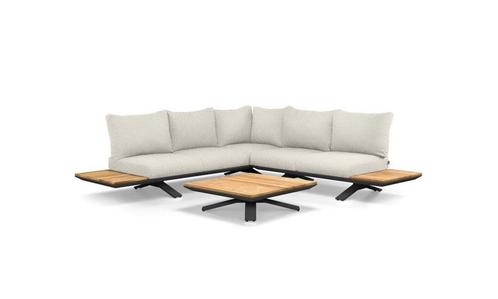 Suns Stockholm loungeset matt royal grey met Sunproof, Tuin en Terras, Tuinsets en Loungesets