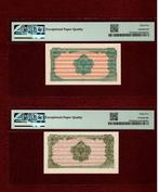 Albanie. - .05 and .10 Lek - 1965 - Pick FX21, FX22 (Sans