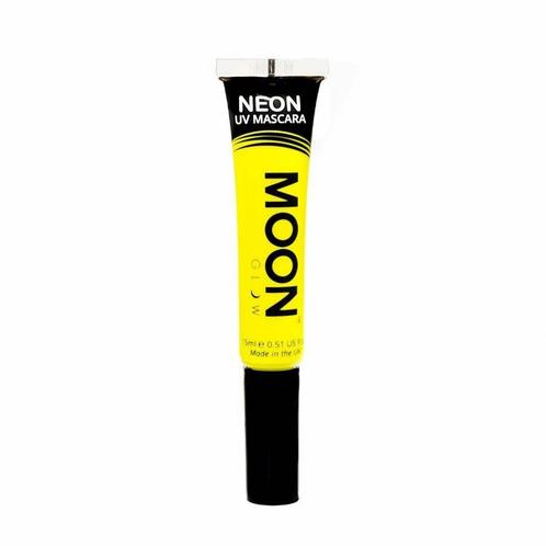 Moon Glow Neon UV Mascara Intense Yellow, Hobby en Vrije tijd, Feestartikelen, Nieuw, Verzenden