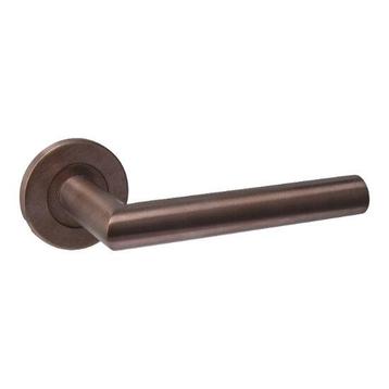 Intersteel deurkruk Q 01 op rozet verdekt ø52x6mm pvd brons beschikbaar voor biedingen