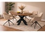 Veiling - Eettafel Meta Rond - Diameter 150 - Hout - Matrixp, Huis en Inrichting, Nieuw