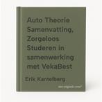 Auto Theorie Samenvatting, Zorgeloos Studeren in, Boeken, Verzenden, Zo goed als nieuw, Erik Kantelberg