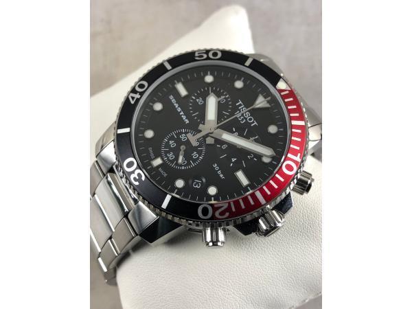 Veiling - Tissot  Seastar 1000 Chronograph T120.417.11.051.0, Handtassen en Accessoires, Horloges | Heren