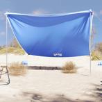 vidaXL Strandluifel met zandankers 304x300 cm blauw, Caravans en Kamperen, Nieuw