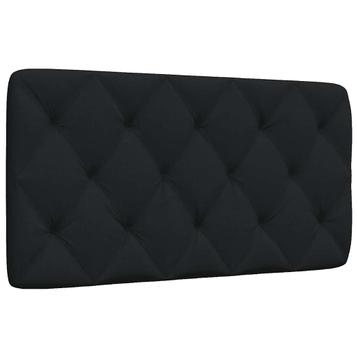 vidaXL Hoofdbordkussen 100 cm stof zwart, Verzenden