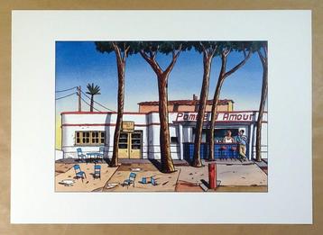 de Loustal, Jacques - 1 Offset Print - Pomme dAmour