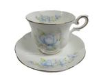 Kop en schotel Royal Canterburry Blue Satsuma -set van 3, Huis en Inrichting, Keuken | Servies, Verzenden, Gebruikt