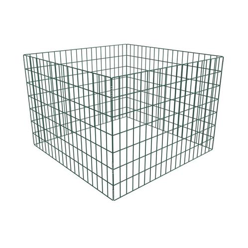 vidaXL Compostbak vierkant 100x100x70 cm mesh, Tuin en Terras, Overige Tuin en Terras, Nieuw, Verzenden
