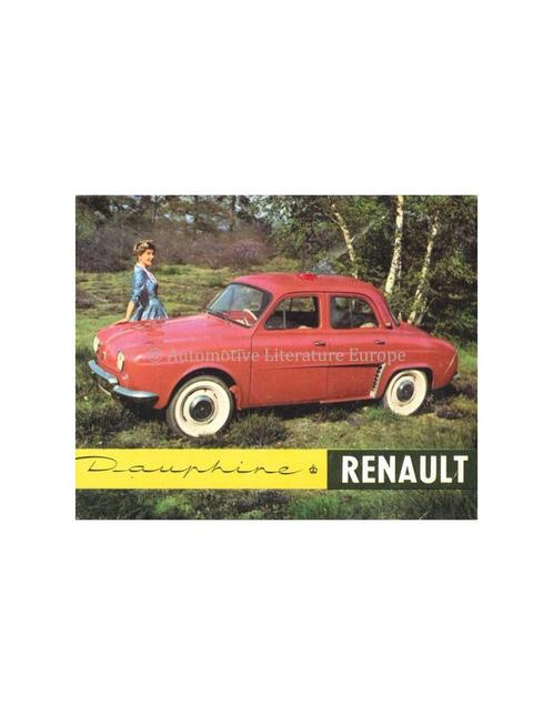 1958 RENAULT DAUPHINE BROCHURE NEDERLANDS, Livres, Autos | Brochures & Magazines, Enlèvement ou Envoi