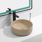 SALE - Venta 37 - Beige - Waskom -  -  - Keramiek -  Rond, Doe-het-zelf en Bouw, Ophalen of Verzenden, Nieuw