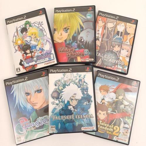 Sony - Playstation 2 (PS2) - Tales of Series - 6 Game Lot, Games en Spelcomputers, Spelcomputers | Overige Accessoires