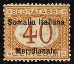 Italiaans Somalië 1906 - Verzendkosten 40 c. overdrukt op 2, Gestempeld