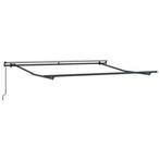 Markies 3,5 x 2,5m Antraciet Metaal | Handbediend - Retou..., Verzenden, Nieuw, 150 tot 300 cm, 250 cm tot 450 cm