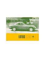 1967 LOTUS ELAN BROCHURE ENGELS, Boeken, Auto's | Folders en Tijdschriften, Nieuw, Ophalen of Verzenden