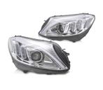 PHARES POUR MERCEDES CLASSE C W205 14-18 LED FOND CHROMÉ, Auto-onderdelen, Verzenden, Nieuw