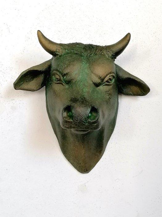 Vanessa Bonino - Sculpture, Bull - bronze effect - 21 cm -, Antiek en Kunst, Kunst | Designobjecten