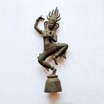 Oudong-periode Brons Hemelse dansende Apsara-tempelbel - 222, Antiek en Kunst