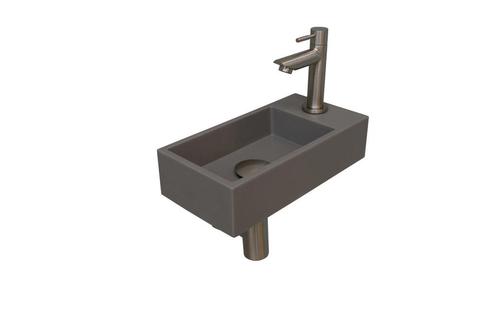 Fonteinset INK Versus 36x18x9 cm Quartz Beton Met Kraangat, Doe-het-zelf en Bouw, Sanitair, Overige typen, Nieuw, Ophalen of Verzenden