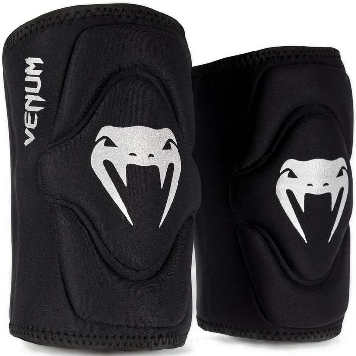 Venum Knee Protection Kontact Gel Kneepads Zwart Zilver, Sport en Fitness, Vechtsporten en Zelfverdediging, Nieuw, Overige, Verzenden
